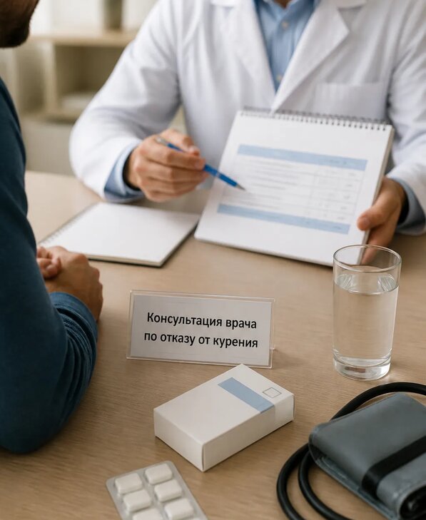 Консультация врача по отказу от курения для взрослых в Борисоглебске